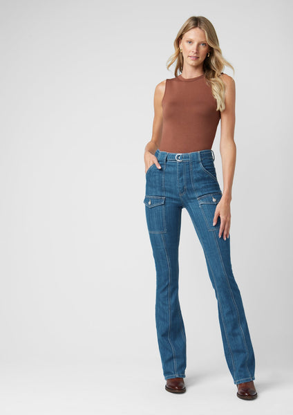 Tall Cassie Cargo Bootcut Jeans