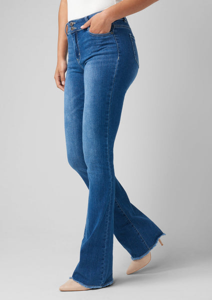 Tall Kellie Mid Rise Bootcut Jeans Alloy Apparel