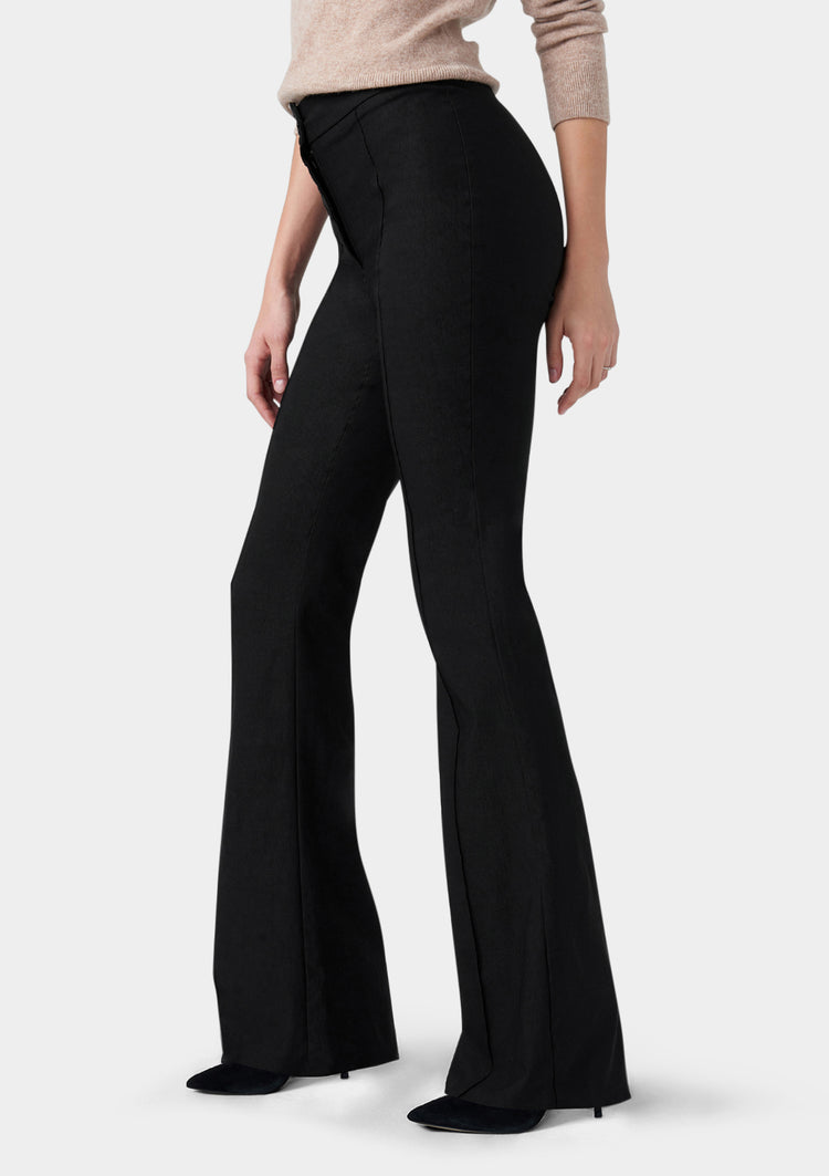 Bell bottom black dress pants best sale