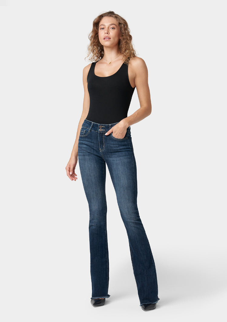 Alloy Apparel Tall Maria Extreme Flare Jeans for Women in Medium Wash –  Search By Inseam