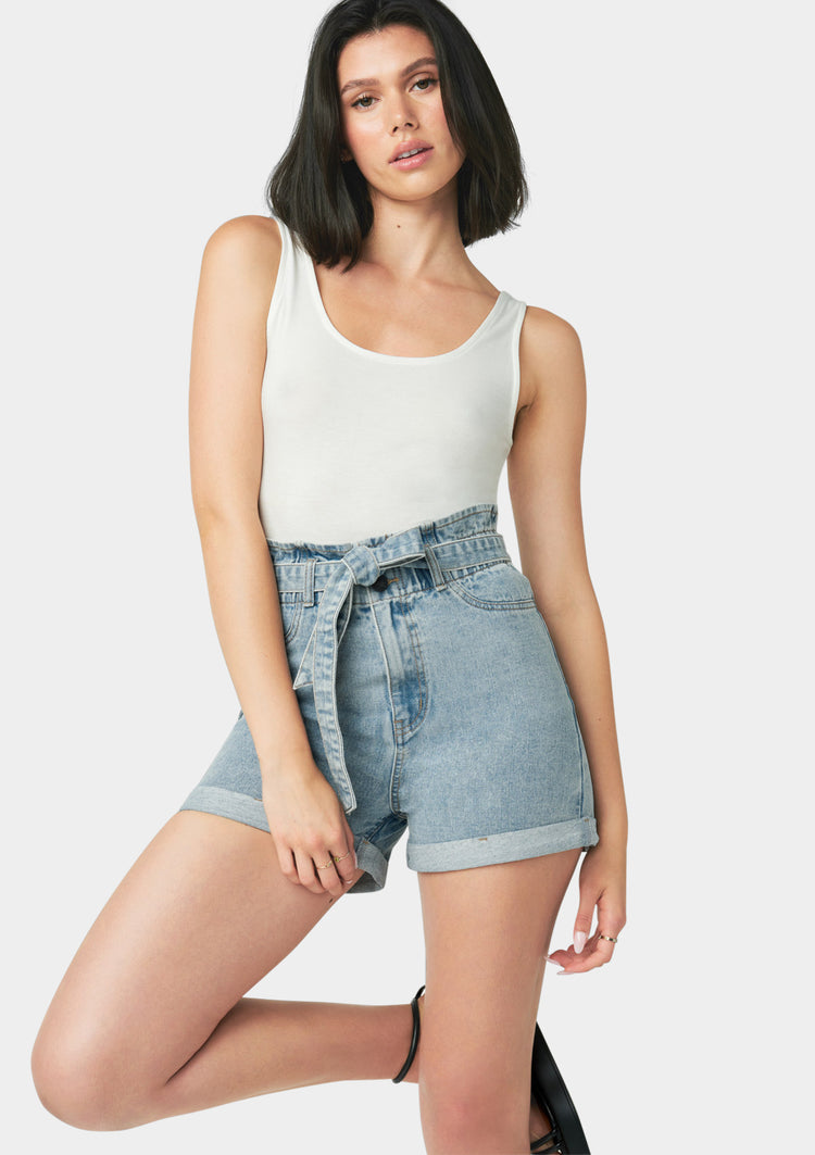 Tall Cynthia Denim Shorts