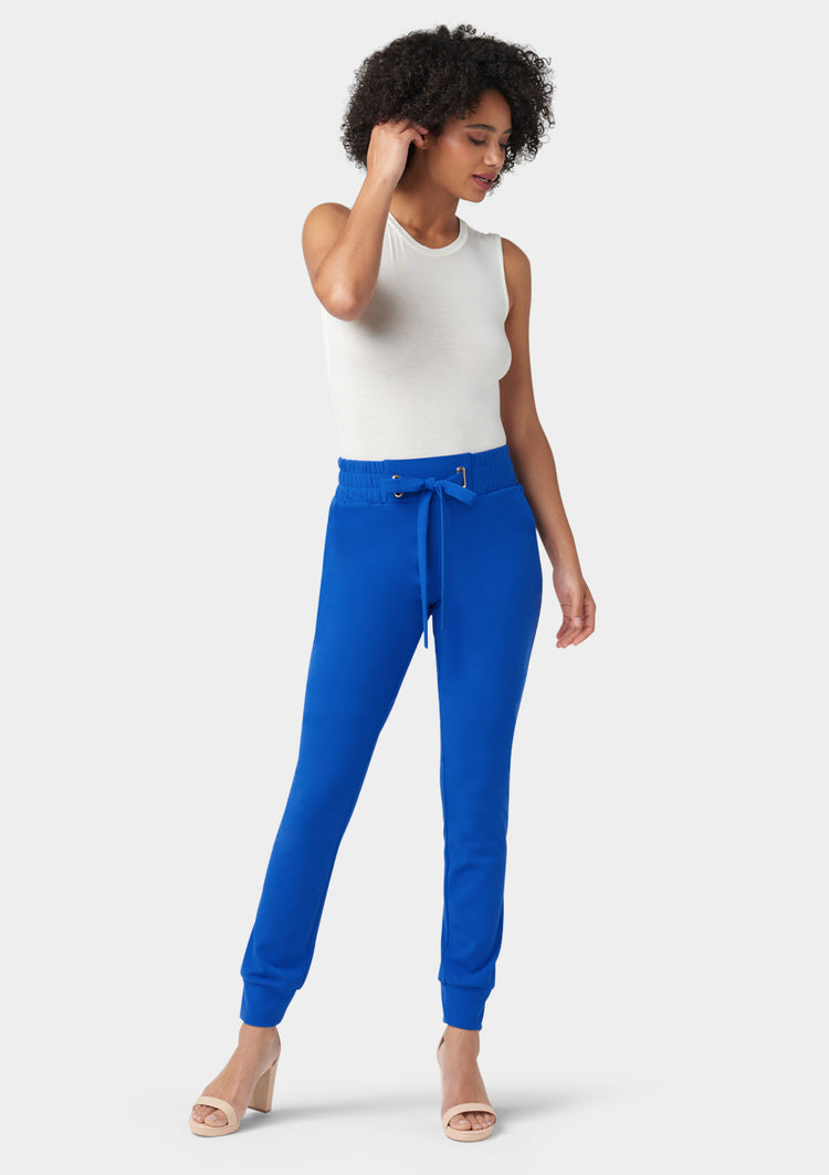 Tall Tianna Tie Waist Crepe Joggers