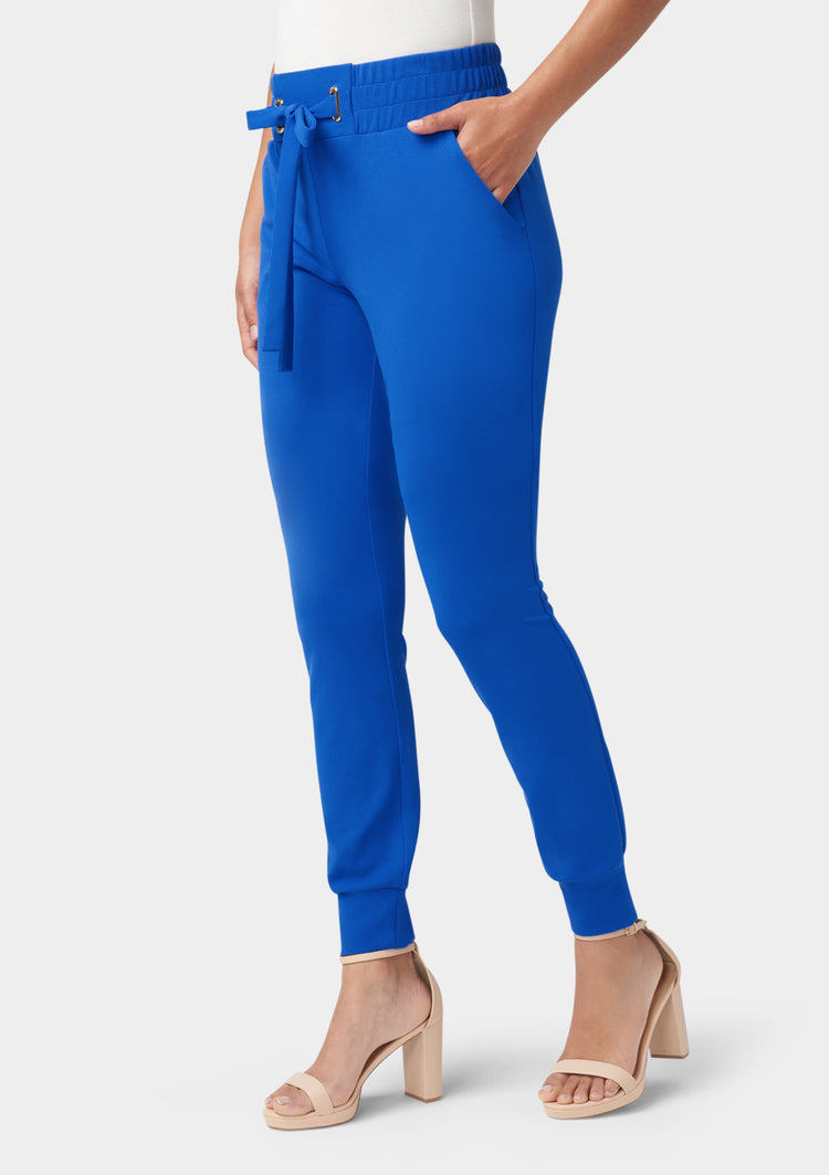 Tall Tianna Tie Waist Crepe Joggers