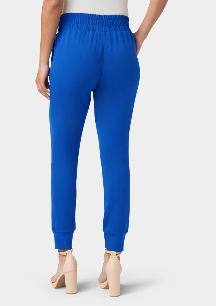 Tall Tianna Tie Waist Crepe Joggers