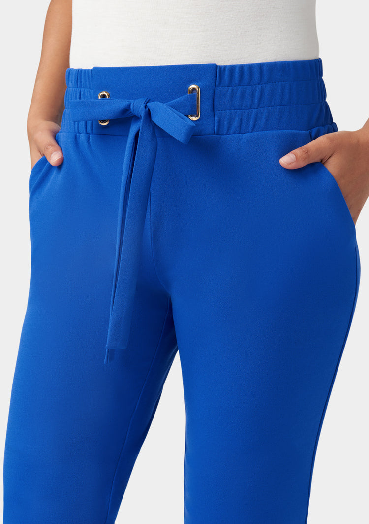 Tall Tianna Tie Waist Crepe Joggers