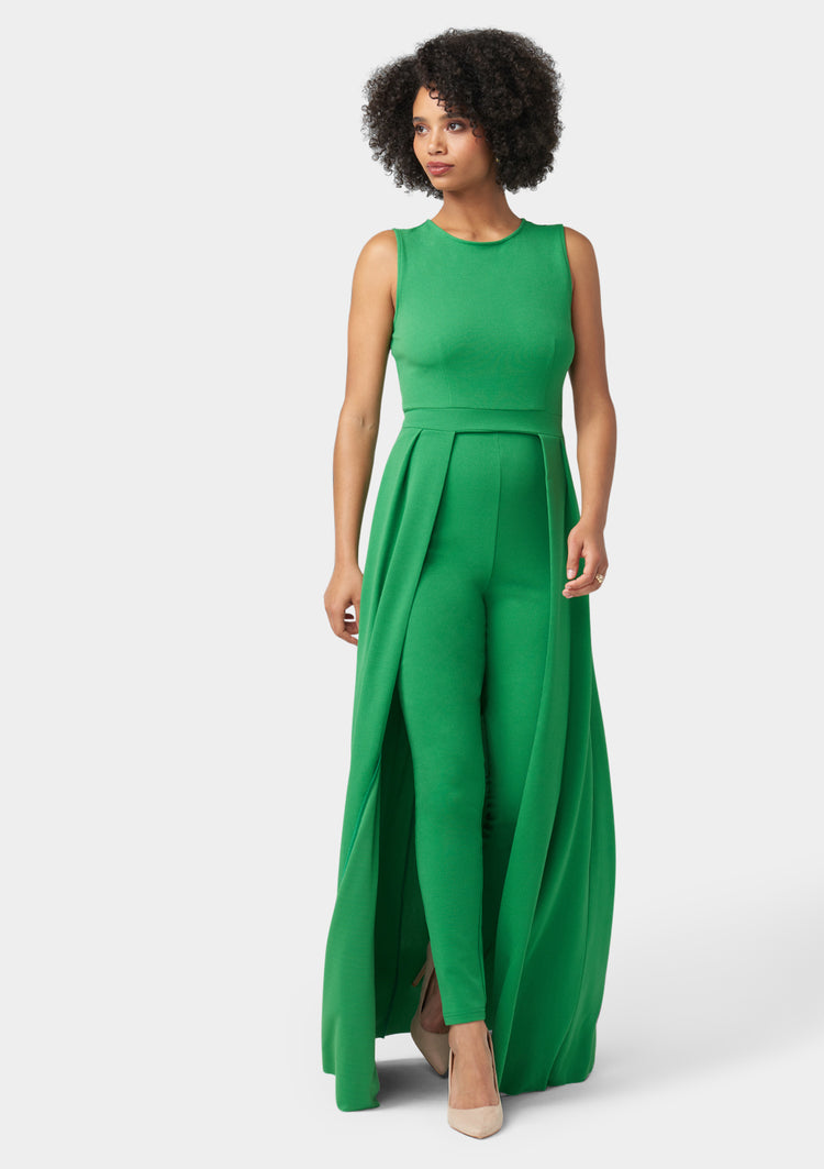 Tall Milan Jumpsuit With Skirt Overlay