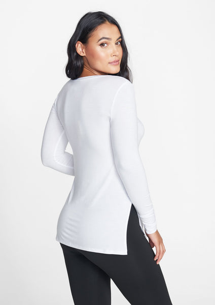 Tall Long Sleeve Split Hem Tee | Alloy Apparel