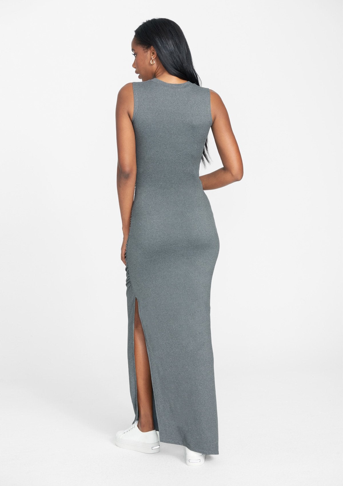Tall Ellie Ruched Maxi Dress | Alloy Apparel