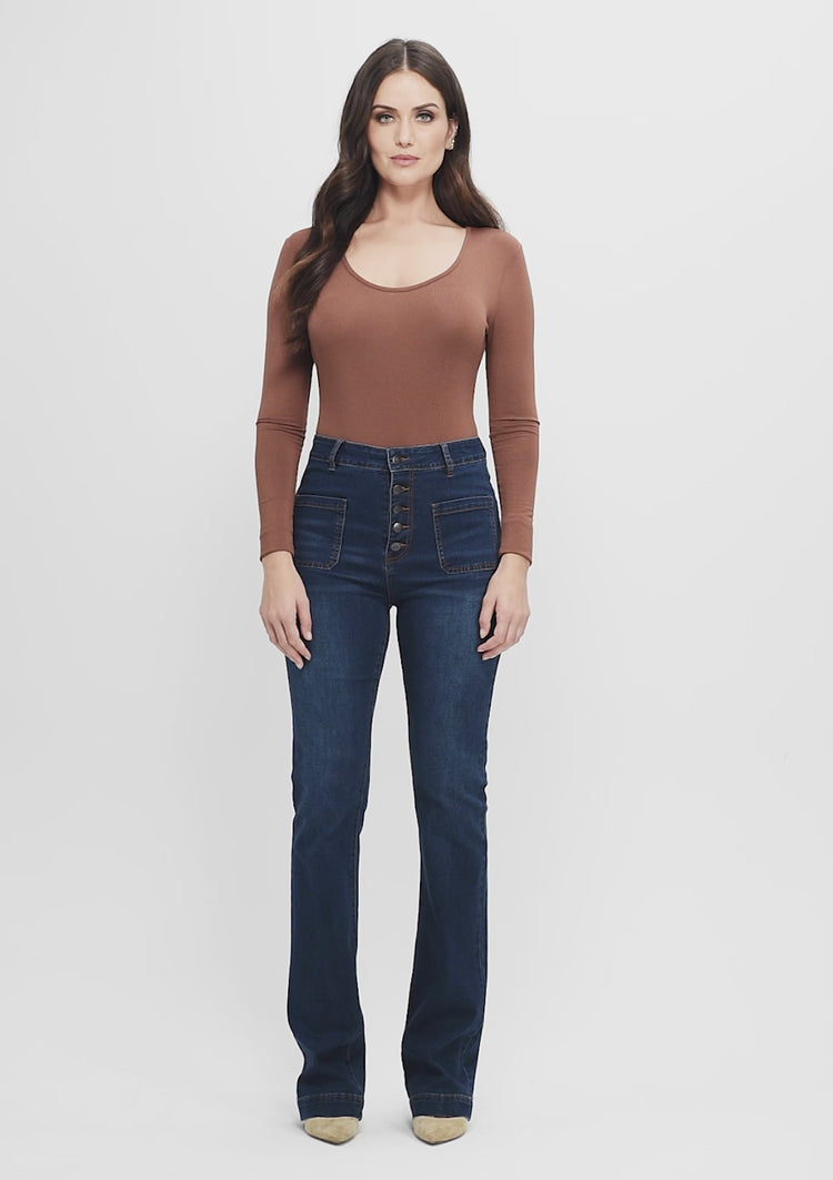 Tall Amanda High Rise Bootcut Jeans Alloy Apparel